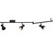 Vaxcel Ceiling Spot Fixture with Metal Shades Alto 6 Light LED Matte Black with Gold Satin Brass Accents C0288 - alternate 8